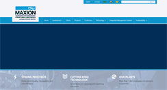 Desktop Screenshot of maxionsc.com